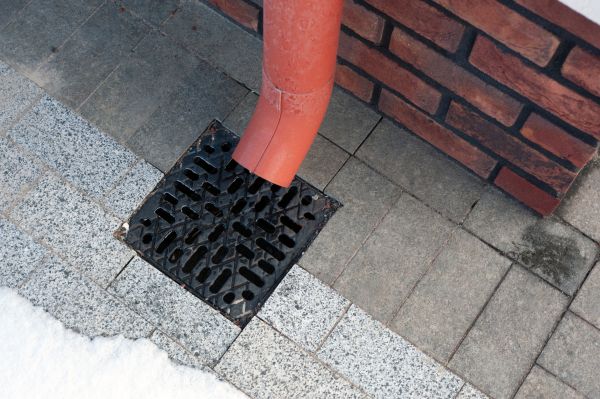 Cost of Downspout Drainage Service in Medina